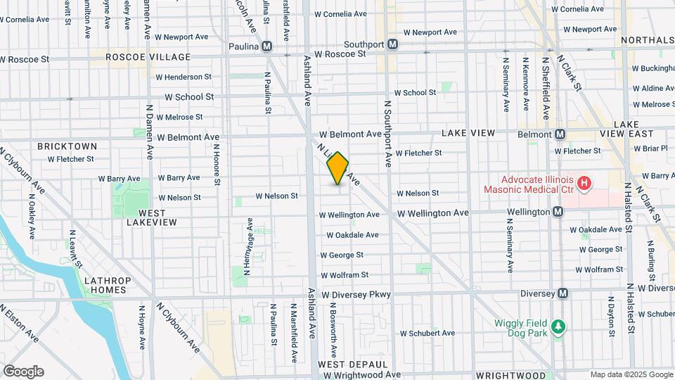 1516 W Nelson St Map and Location Details