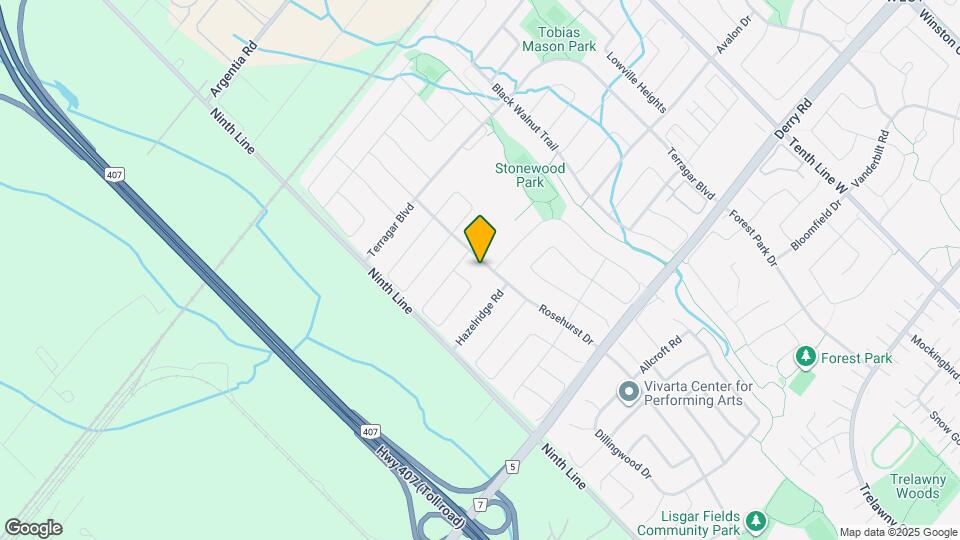 7164 Rosehurst Dr Map and Location Details