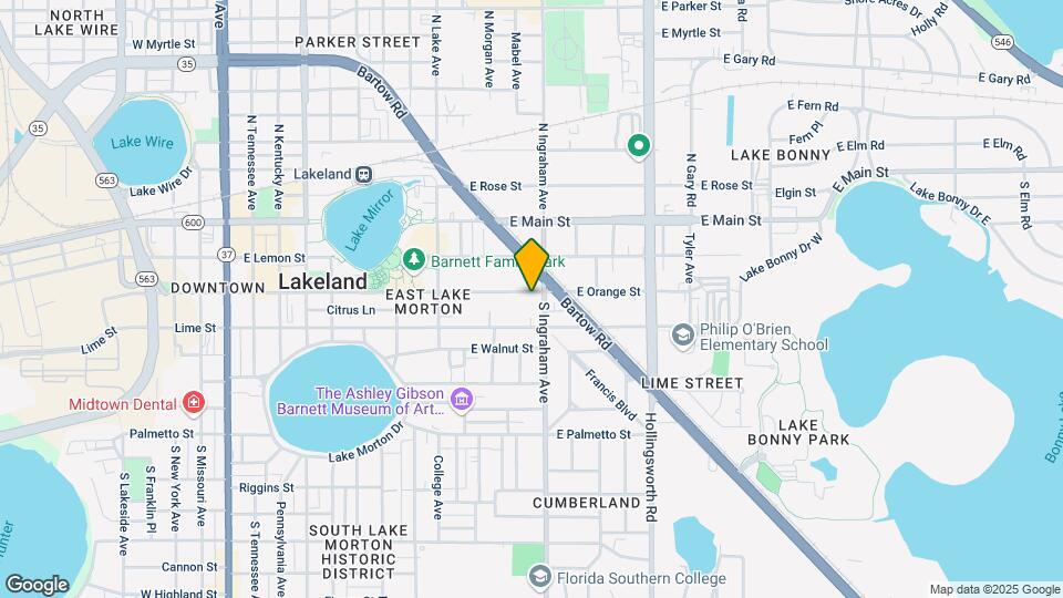 945 E Orange St Map and Location Details