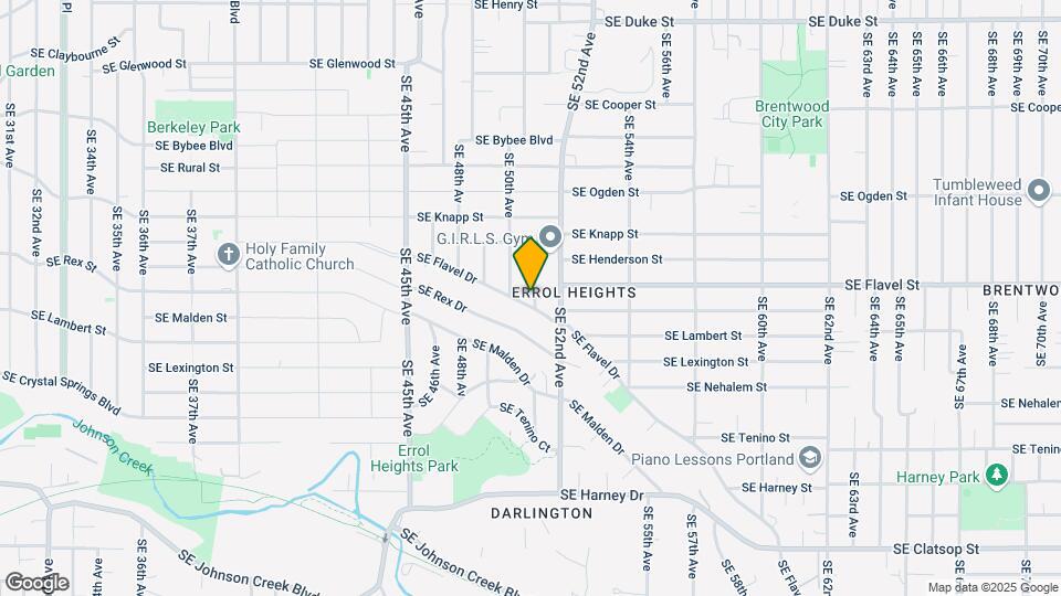 7537 SE 51st Ave Mapa y Detalles de la Ubicación