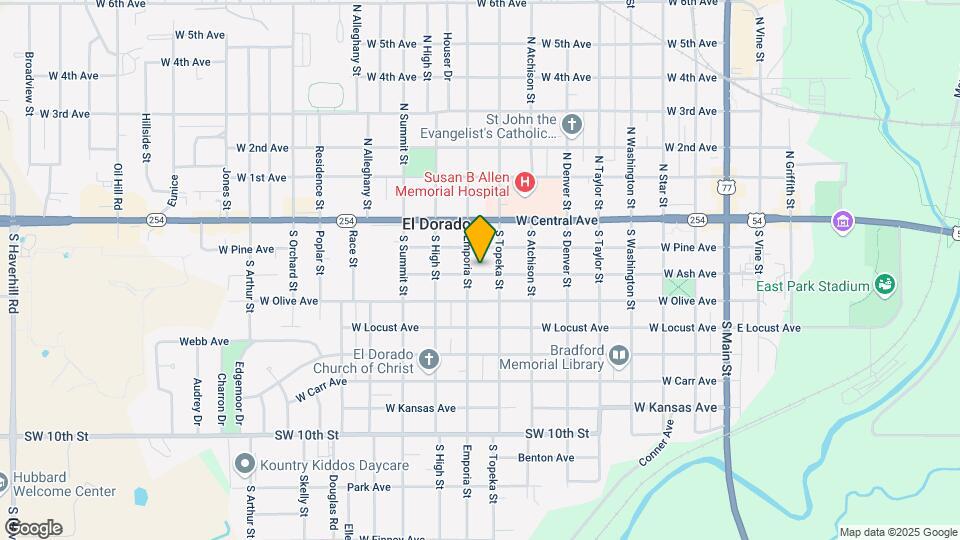 816 W Ash Ave Map and Location Details