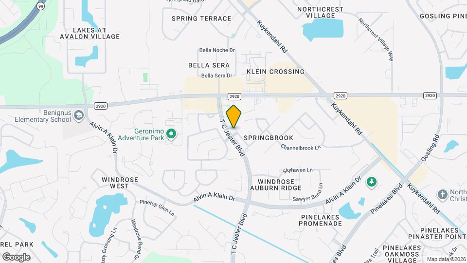 21307 Springbrook Hollow Ct Map and Location Details