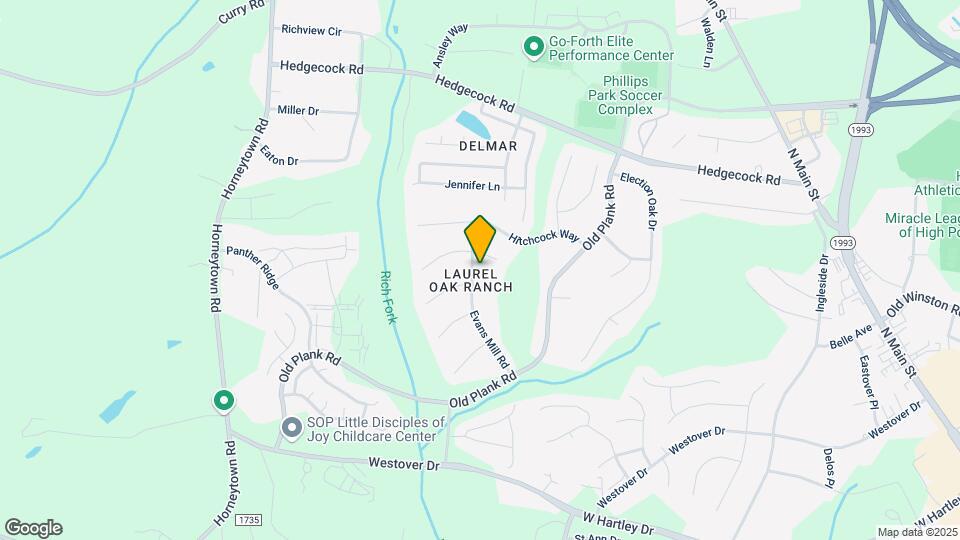 6108 Evans Mill Rd Map and Location Details