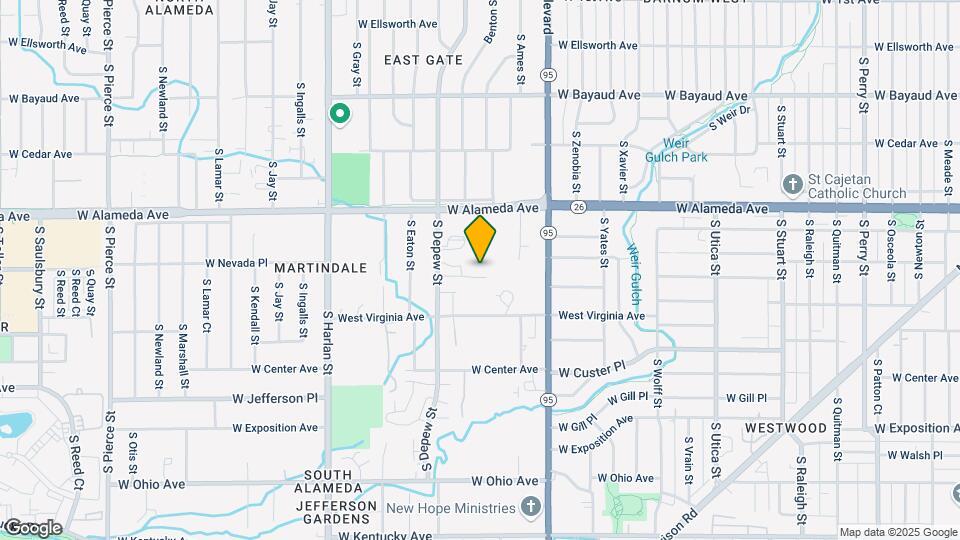 430 S Depew St Map and Location Details