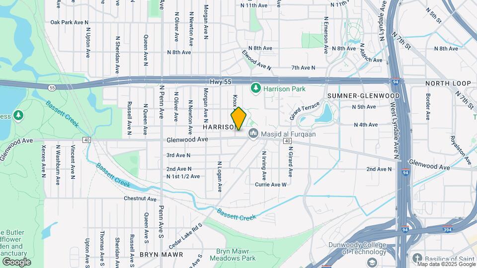 1618 Glenwood Ave N Map and Location Details