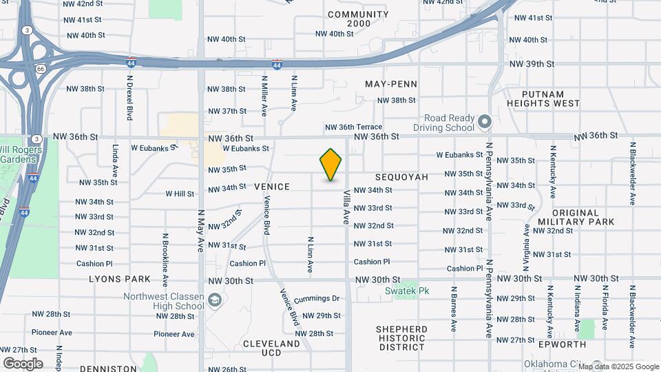 2521 NW 34th St Map and Location Details
