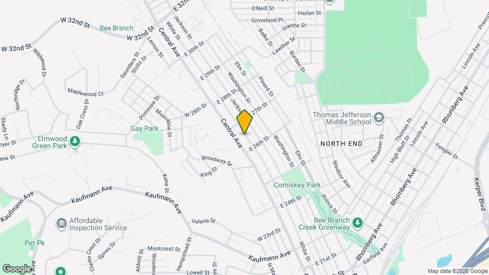 2647 White St Map and Location Details