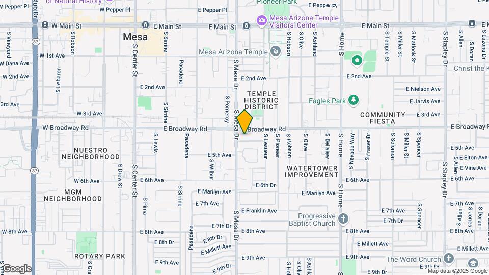 418 E Crescent Ave Map and Location Details