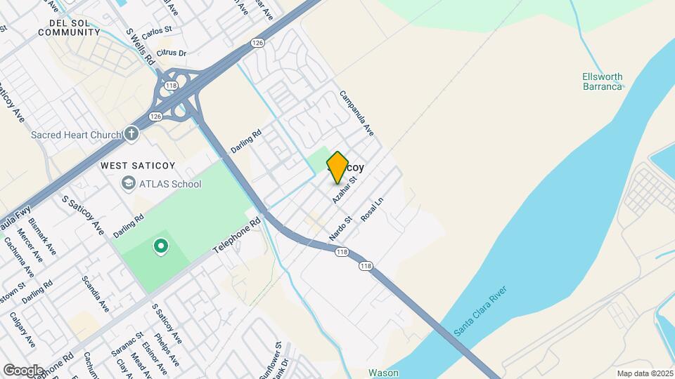 11245-11249 Azahar St Mapa y Detalles de la Ubicación