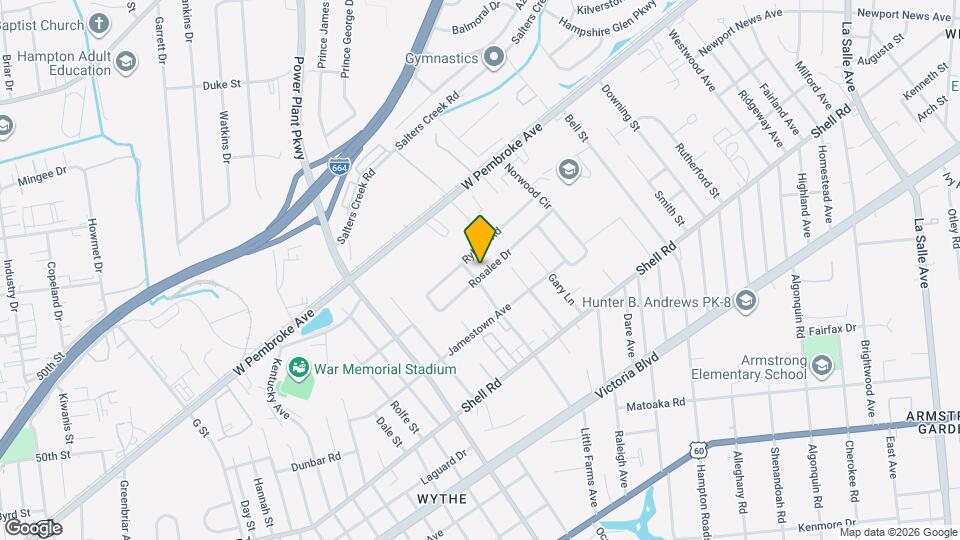 2803 Rosalee Dr Map and Location Details