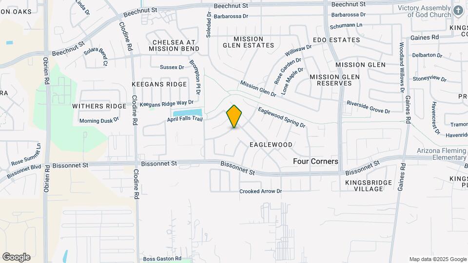 16307 Split Willow Dr Mapa y Detalles de la Ubicación