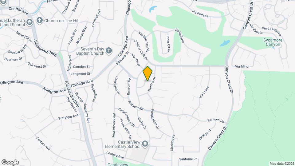 1460 Timberlane Dr Mapa y Detalles de la Ubicación