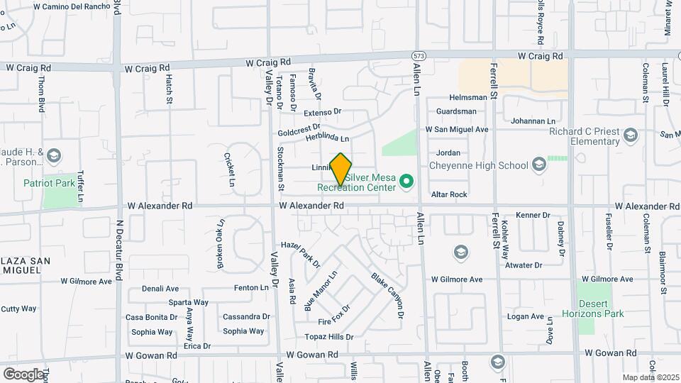 3942 Redfield Ave Map and Location Details