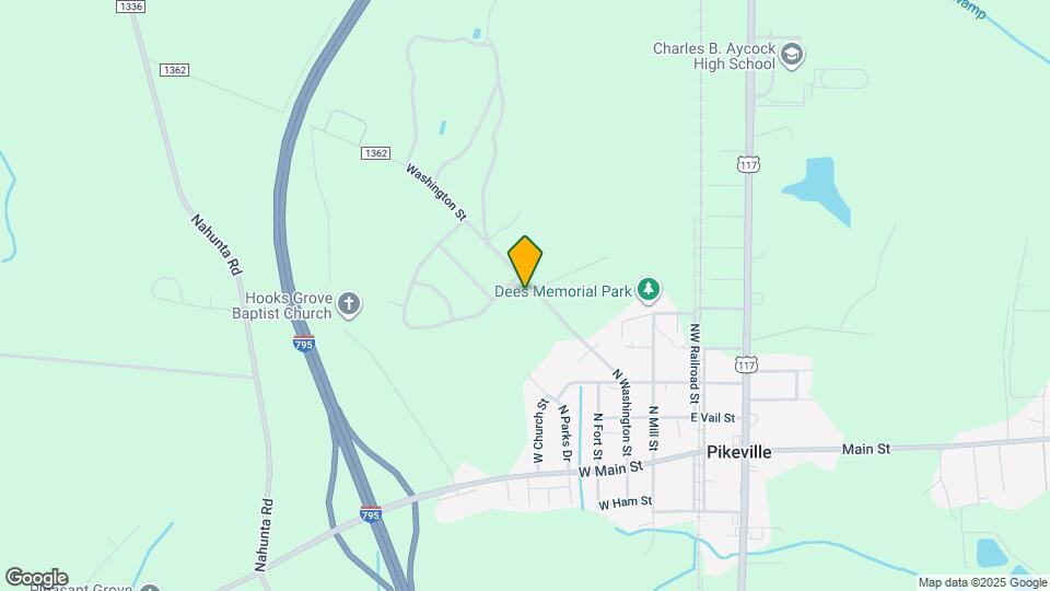 383 N Washington St Map and Location Details