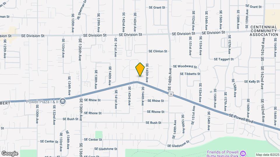 14373 SE Powell Blvd Map and Location Details