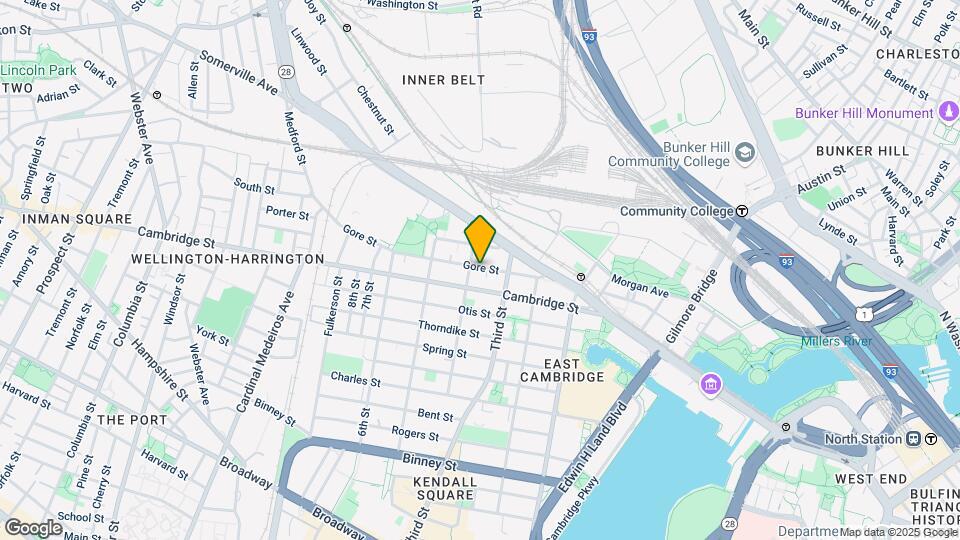72 Gore, Unit 3 Map and Location Details