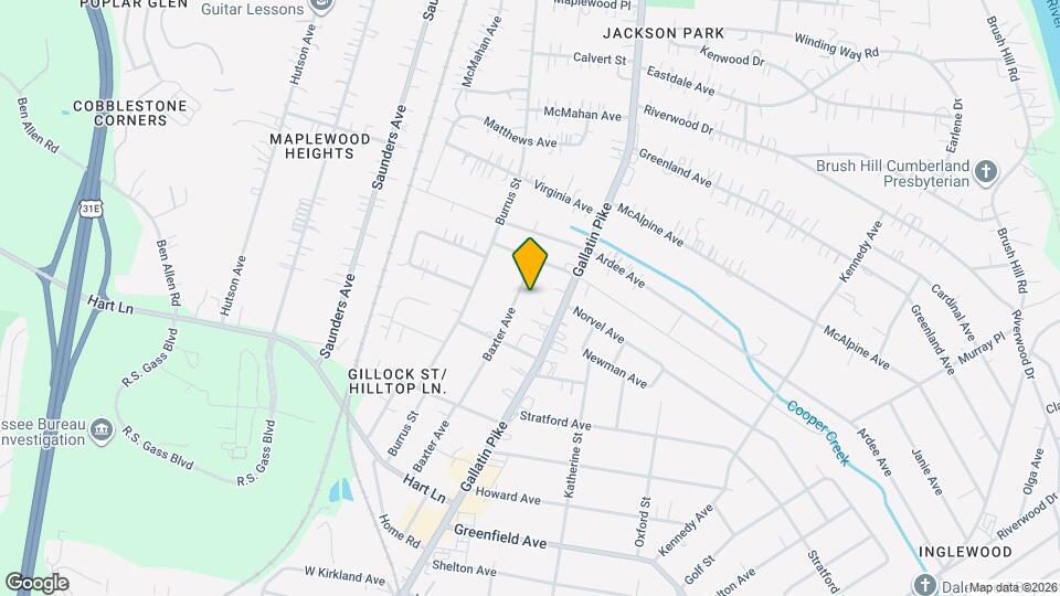 3918 Baxter Ave Map and Location Details