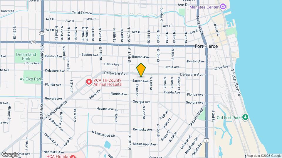 1204 Easter Ave Map and Location Details