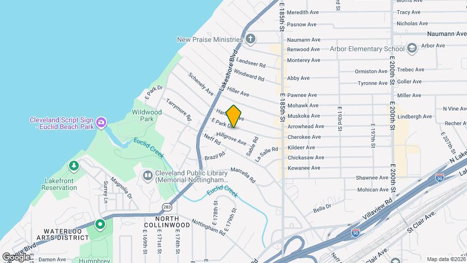 17926 E Park Dr Map and Location Details