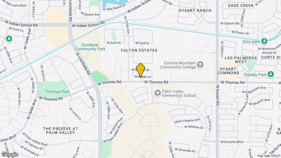 13601 W Verde Ln Map and Location Details