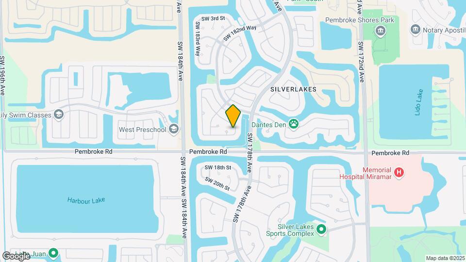 1362 SW 178th Way Map and Location Details