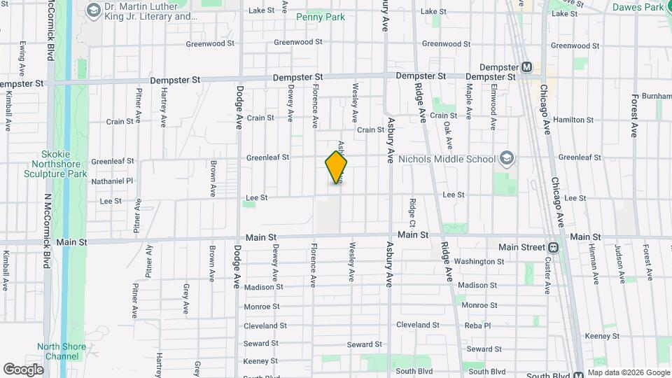 1004 Ashland Ave Map and Location Details