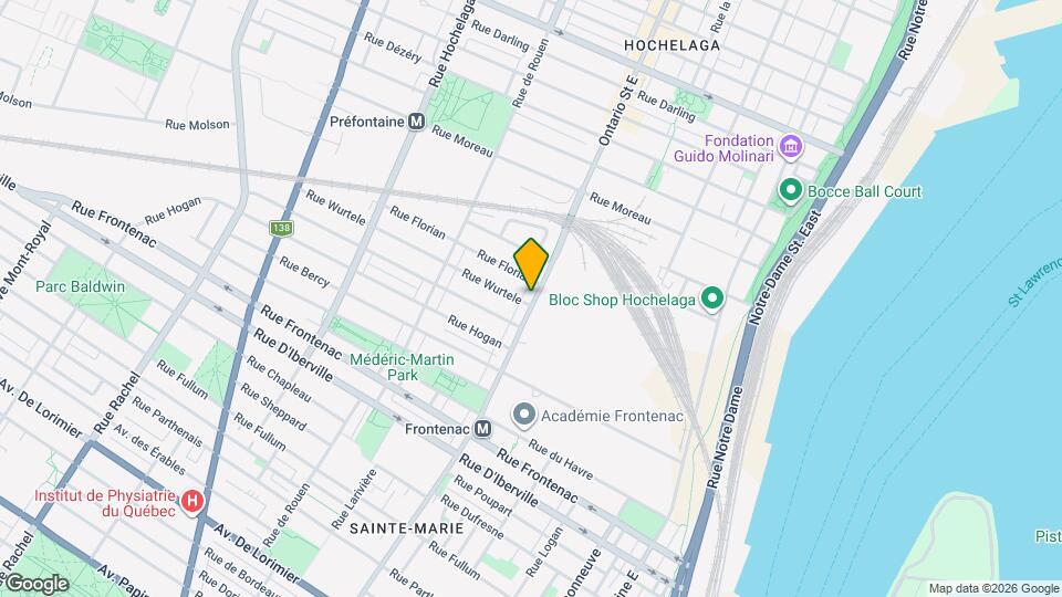 2863-2875 E Ontario Rue E Map and Location Details