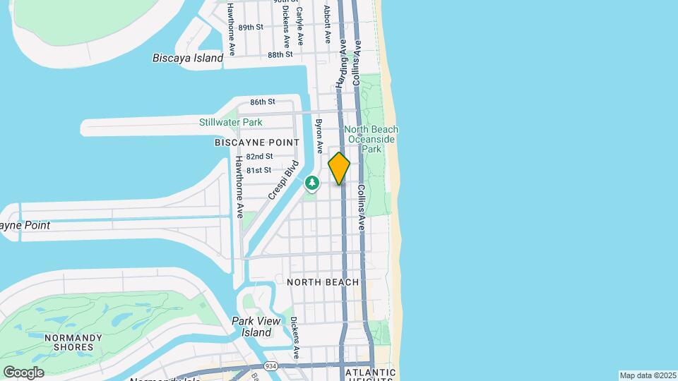 8024 Harding Ave Map and Location Details