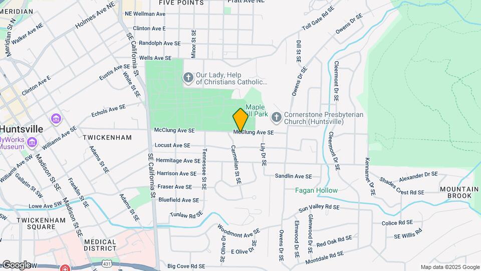 1308 McClung Ave SE Mapa y Detalles de la Ubicación