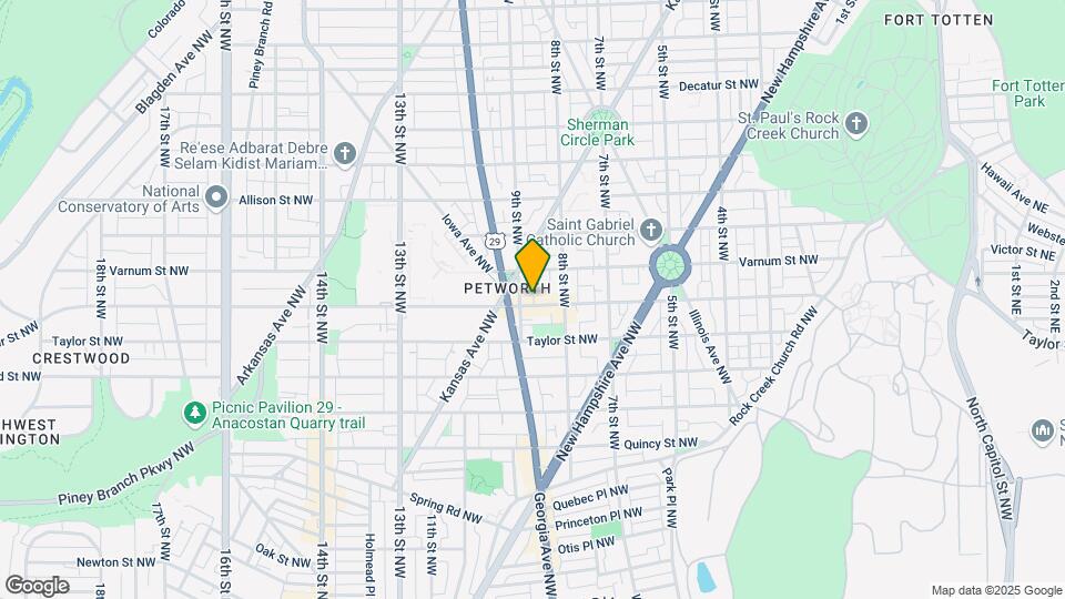 843 Upshur St NW-Unit -301 Map and Location Details