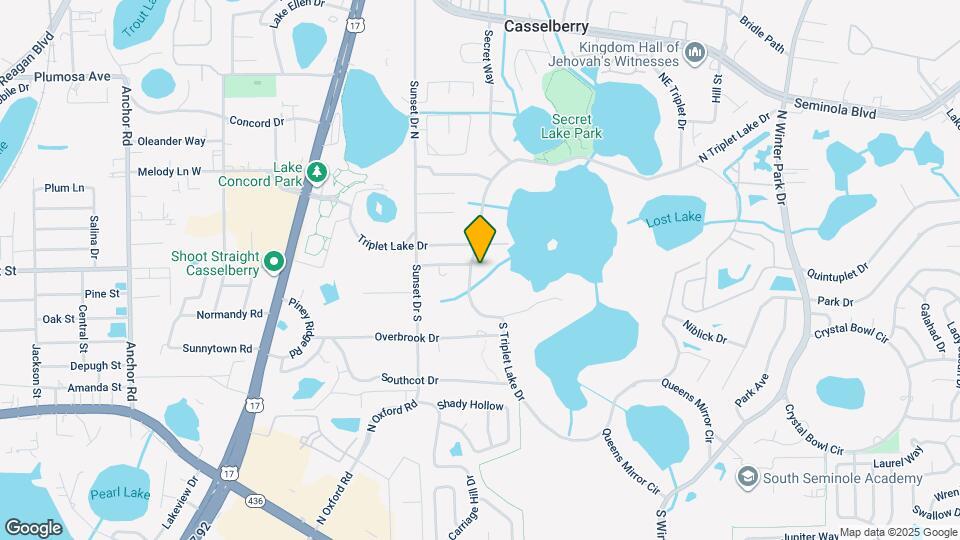 151 S Triplet Lake Dr Map and Location Details