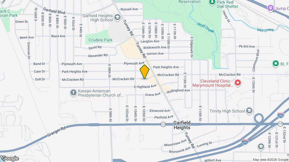 10604 McCracken Blvd Mapa y Detalles de la Ubicación