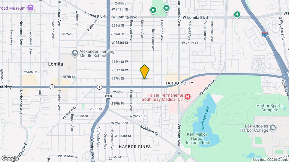1436 257th St, Unit 204 Map and Location Details