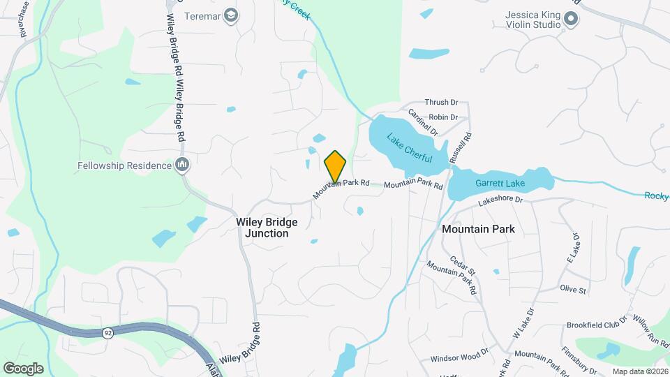 504 Mountain Park Rd Map and Location Details