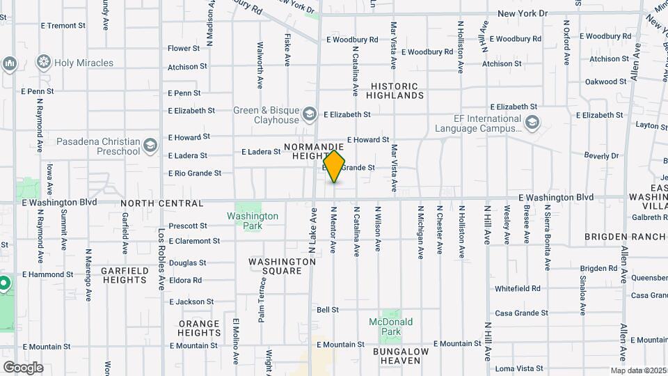 1375 N Mentor Ave, Unit A Mapa y Detalles de la Ubicación
