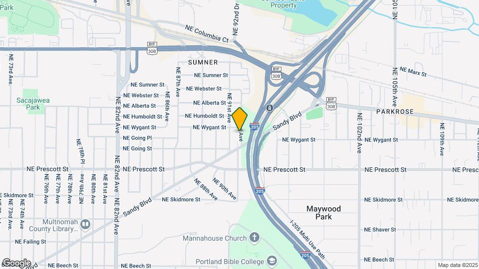 4725 NE 92nd Ave Map and Location Details