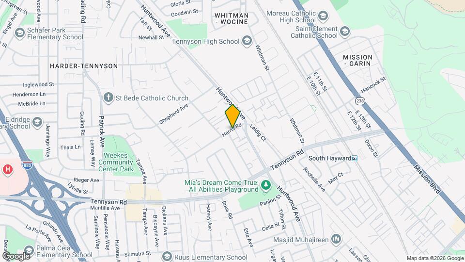 Redwoods Apartments Map and Location Details