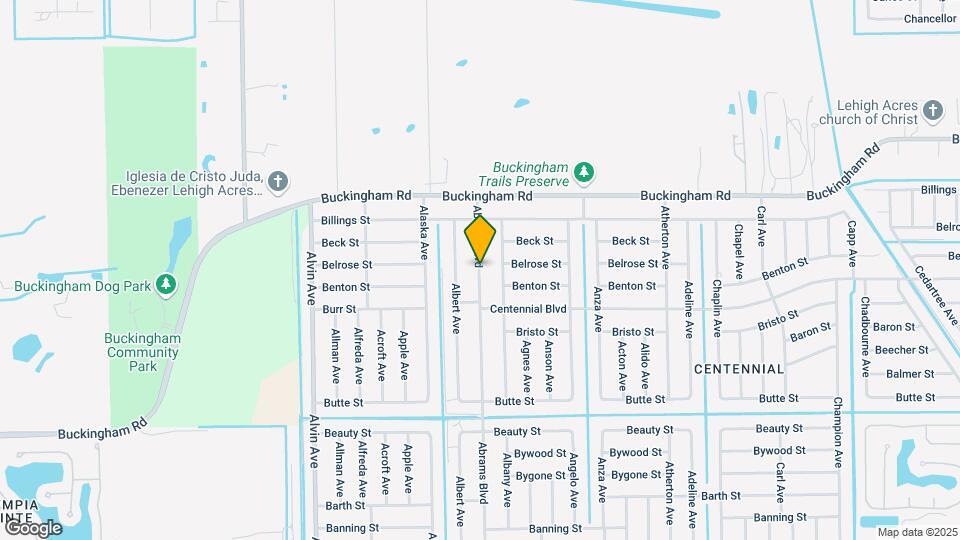 1121 Abrams Blvd Map and Location Details