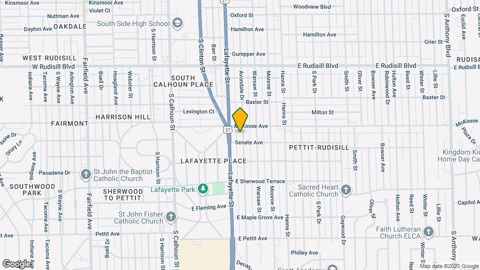 4320 Avondale Dr Map and Location Details