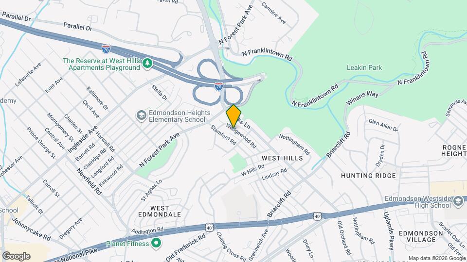 1126 Wedgewood Rd Mapa y Detalles de la Ubicación