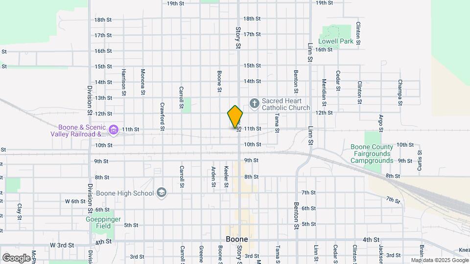 1027 Story St Map and Location Details
