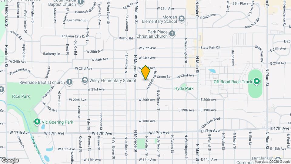405 Hyde Park Dr Map and Location Details