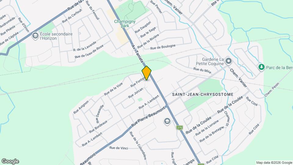 1013-1015 Jorcan Rue Map and Location Details