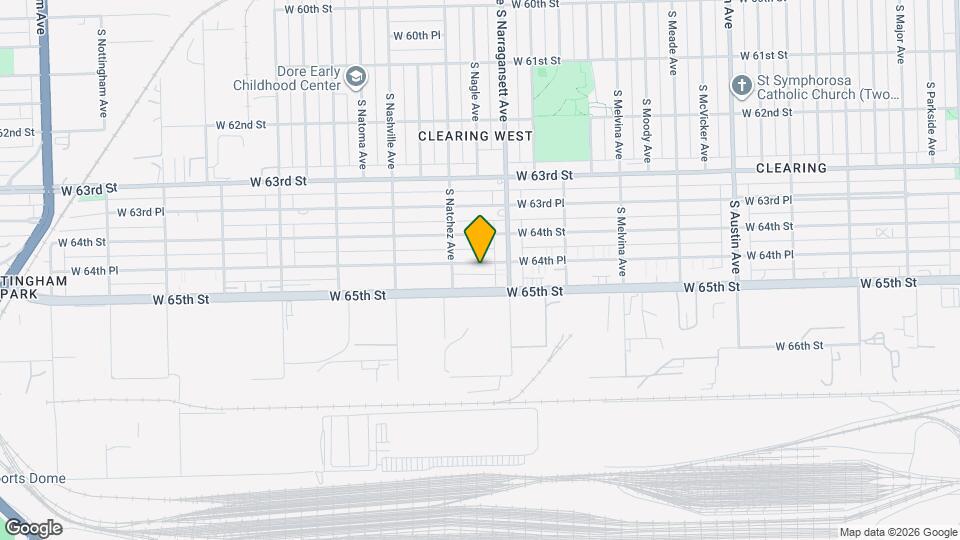 6431 W 64th Pl Map and Location Details