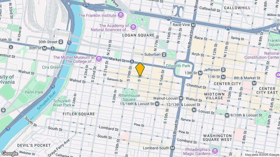 105 S 18th St Map and Location Details
