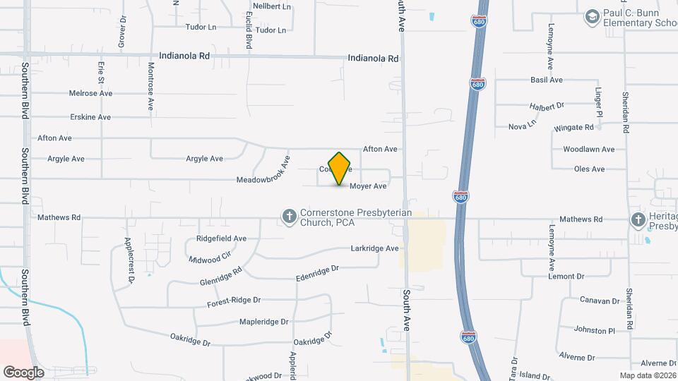 841 Moyer Ave Map and Location Details