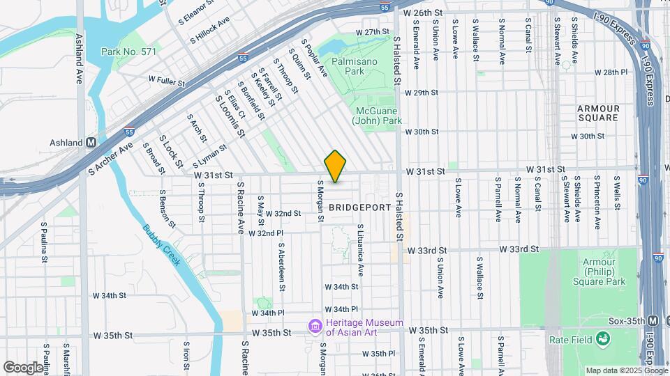 938 W 31st Pl Map and Location Details