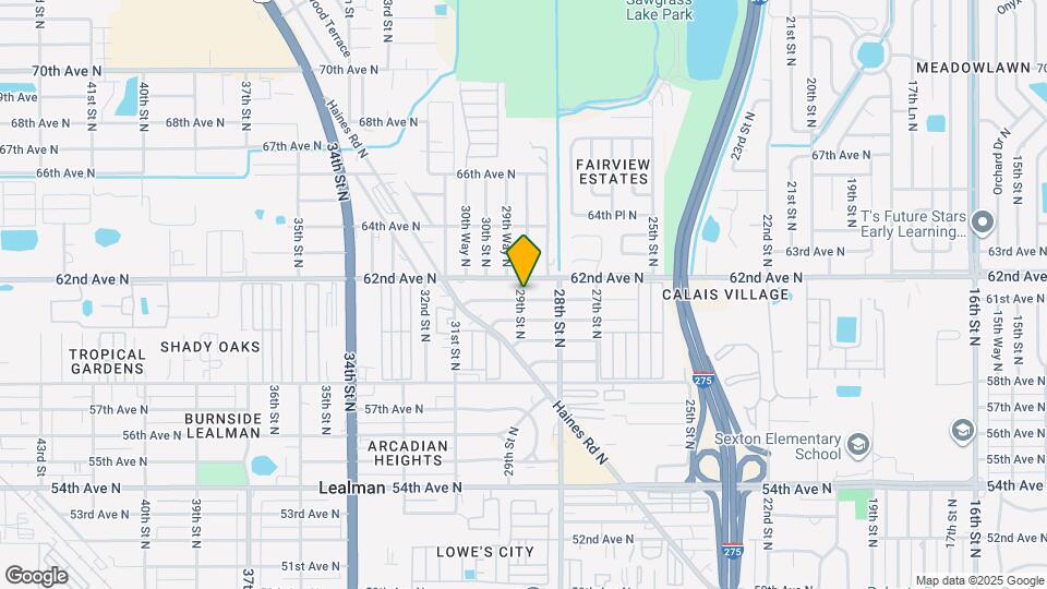 2881 61st Ave N Map and Location Details