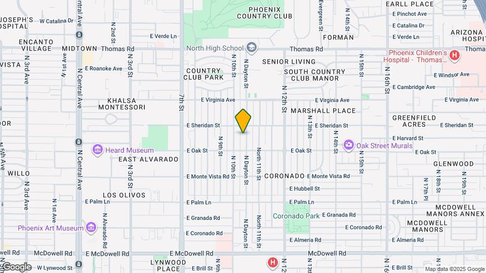 2330 N Dayton St Mapa y Detalles de la Ubicación