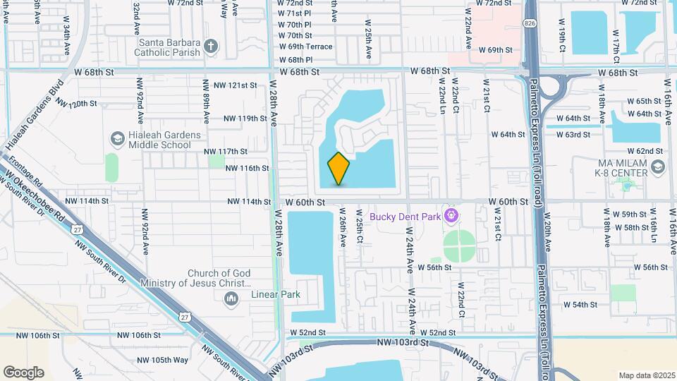 2593 W 60th Pl Map and Location Details